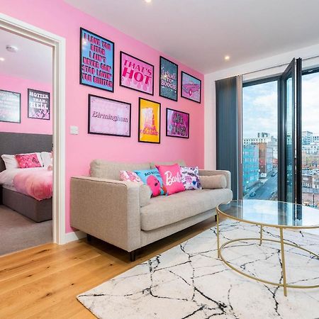 Maevela Apartments ☆ Pink Luxury Apartment With Balcony - Birmingham City Centre - 5 Min Walk From Bullring, Cube, Mailbox, New Street Station - Free Netflix & Wifi Esterno foto